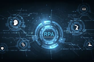 develop rpa bots with uipath, power automate and python