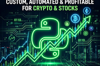 build a custom crypto or stock trading bot in python