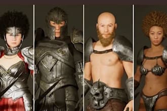 create custom clothing and armor for your metahuman character