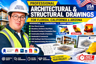 create architectural and structural drawings in florida, california, arizona