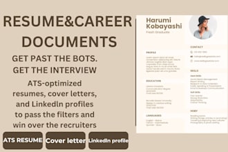 do professional resume writing ,cv