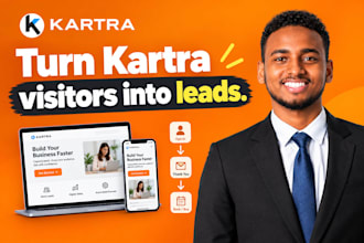 build a kartra landing page and funnel that captures more leads