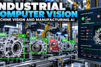 develop industrial computer vision and machine vision ai solutions