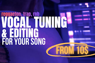 professionally pitch correct, tune, and edit your vocals