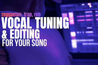 professionally pitch correct, tune, and edit your vocals