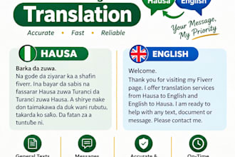 translate hausa to english and english to hausa