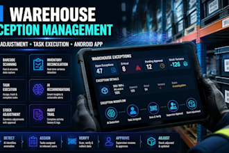 do ai warehouse exception management stock discrepancy inventory adjustment app