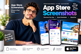 design app store screenshots iphone ipad app screenshots aso graphics apple ios
