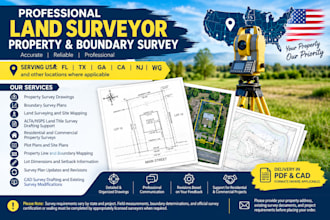 usa fl tx ga ca nj wg land surveyor property and boundary survey