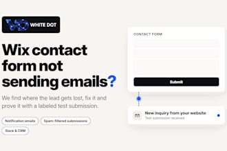 fix your wix contact form not sending emails or lead notifications