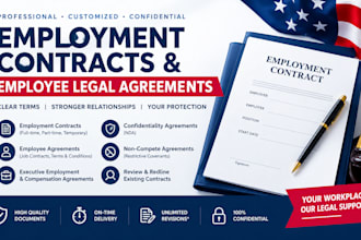 draft employment contracts and employee legal agreements