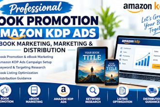 do book promotion, ebook marketing using amazon KDP ads, marketing, distribution