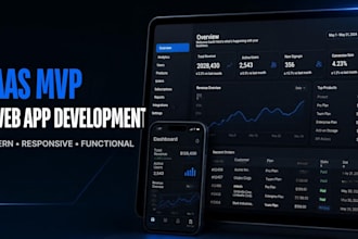 build a saas mvp or custom web application