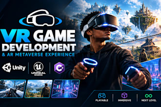 develop vr game development ar metaverse game experience