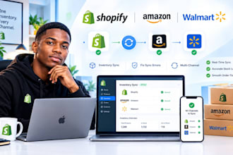 setup shopify multichannel inventory sync fix amazon ebay xenbar sync errors