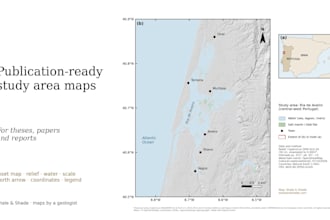 create publication ready maps for your thesis or paper
