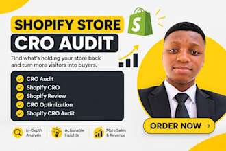 shopify cro audit, shopify review, ecommerce store cro audit to boost store sale