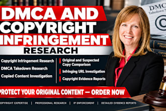 research dmca disputes and draft copyright takedown responses