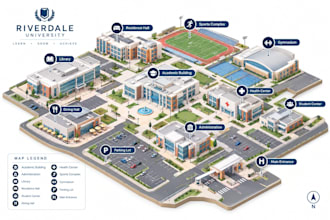 do custom svg clickable maps design, interactive campus maps, events, venue map