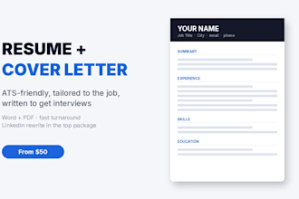 do resume writing ats friendly resume cover letter and linkedin profile