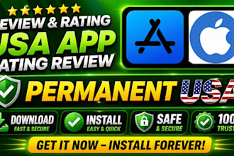 do mobile aso app marketing, 500 USA applestore rating review mobile app install
