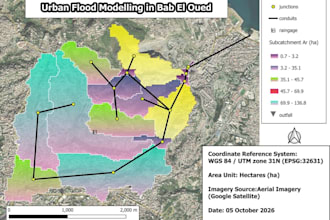 create a stormwater model in swmm and qgis