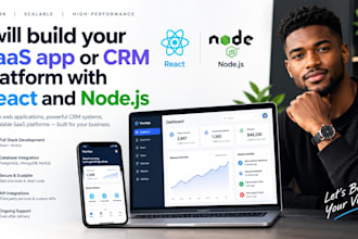 build your saas app saas nodejs saas reactjs saas developer app develop saas CRM