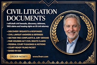 draft section 1983 civil lawsuit complaint and jury demand as US civil attorney