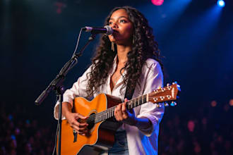 be your female singer songwriter and vocalist in spanish and english