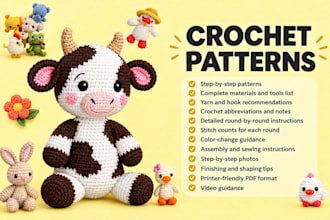 write quality crochet patterns for your etsy shop