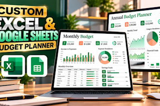 create custom excel spreadsheet google sheets templates and budgeting planners