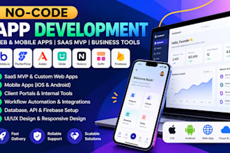 build bubble io saas mvp web app marketplace and client portal