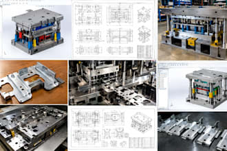 design sheet metal stamping dies and press tools in cad