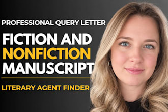 write a professional query letter, synopsis and book proposal for literary agent