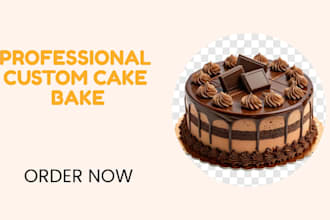 bake custom cakes, fresh bread, pastries,