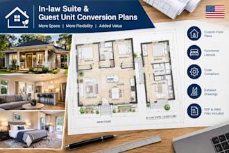 design in law suite and guest unit conversion plans
