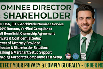 provide trusted nominee director for USA, UK, eu, nominee shareholder