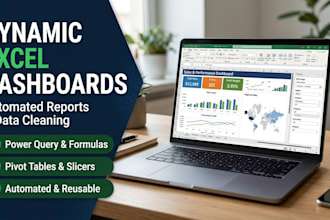 create dynamic excel dashboards and clean data