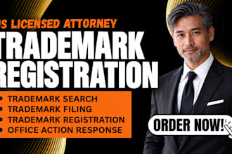 perform trademark search and trademark registration