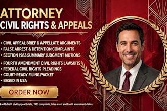 draft a section 1983 summary judgment motion or opposition as US attorney