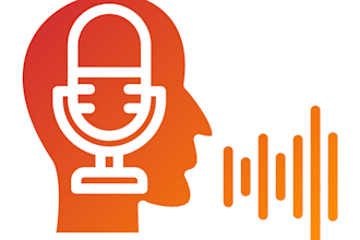 design an ai voice assistant logo with sound wave inspired lines