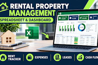 do rental property management spreadsheet, rent tracker and dashboard in excel