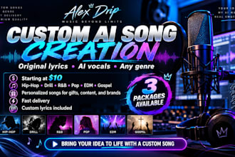 create custom ai songs