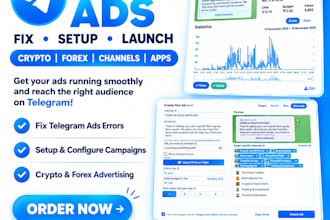 fix telegram ads, set up approved launch app for crypto, telegram forex channel