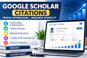 optimize google scholar profile to increase citations for eb1a eb2 niw o1 visa
