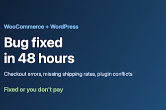 fix your woocommerce checkout, shipping, or plugin error
