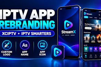 rebrand iptv smarters and xciptv with your logo