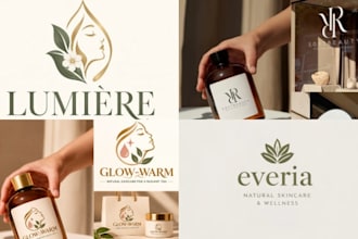 design skincare, spa, beauty cosmetic logo skincare flyer skincare website