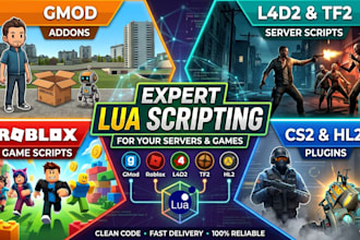 code luascript for your gmod server, l4d2, hl2, tf2, cs2, roblox game exploit