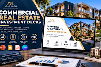 design commercial property investment pitch decks and acquisition presentations